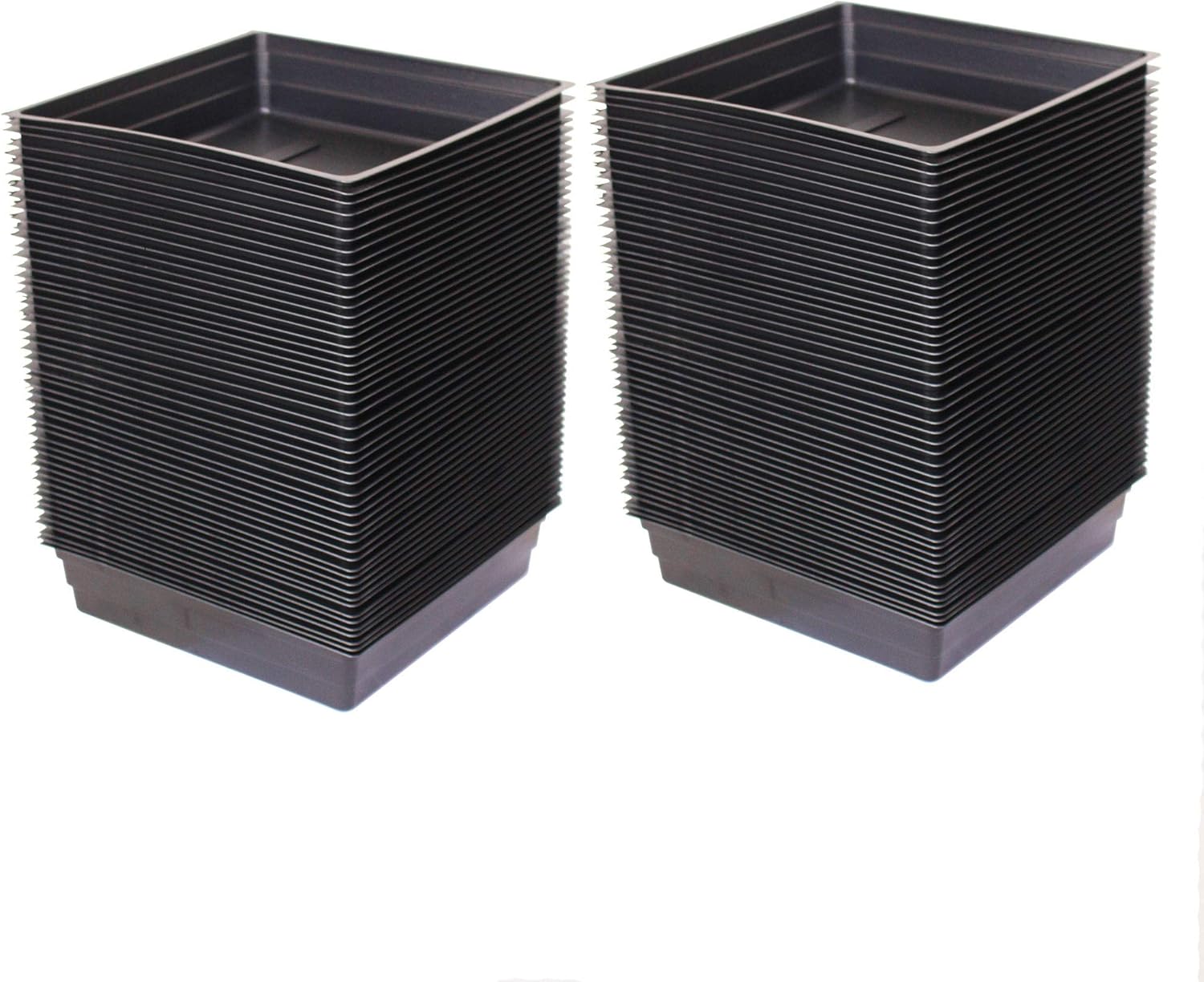 100Pack 1010 Garden Growing Trays without Drain Holes