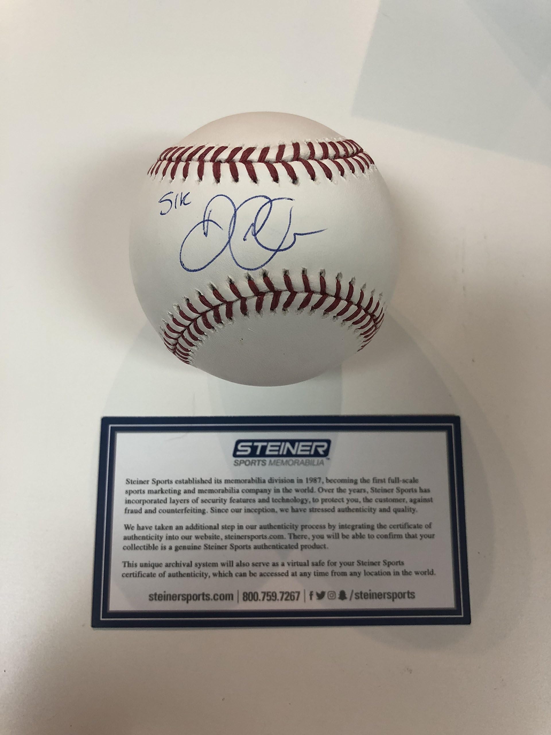 Didi Gregorius New York Yankees Signed Autograph Official MLB Baseball Steiner Sports Certified