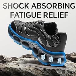 DRRHINO Steel Toe Shoes for Men Women Lightweight
