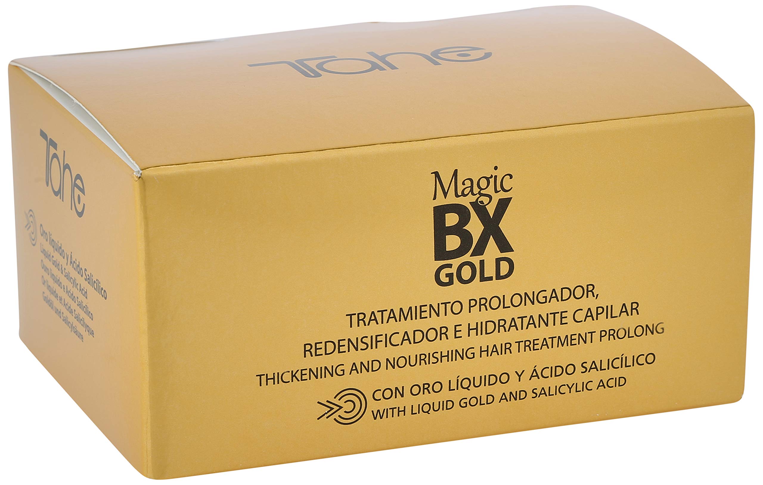 Tahe Magic BX Gold Long Lasting Moisturising Hair Treatment 5 Ampoules 50ml