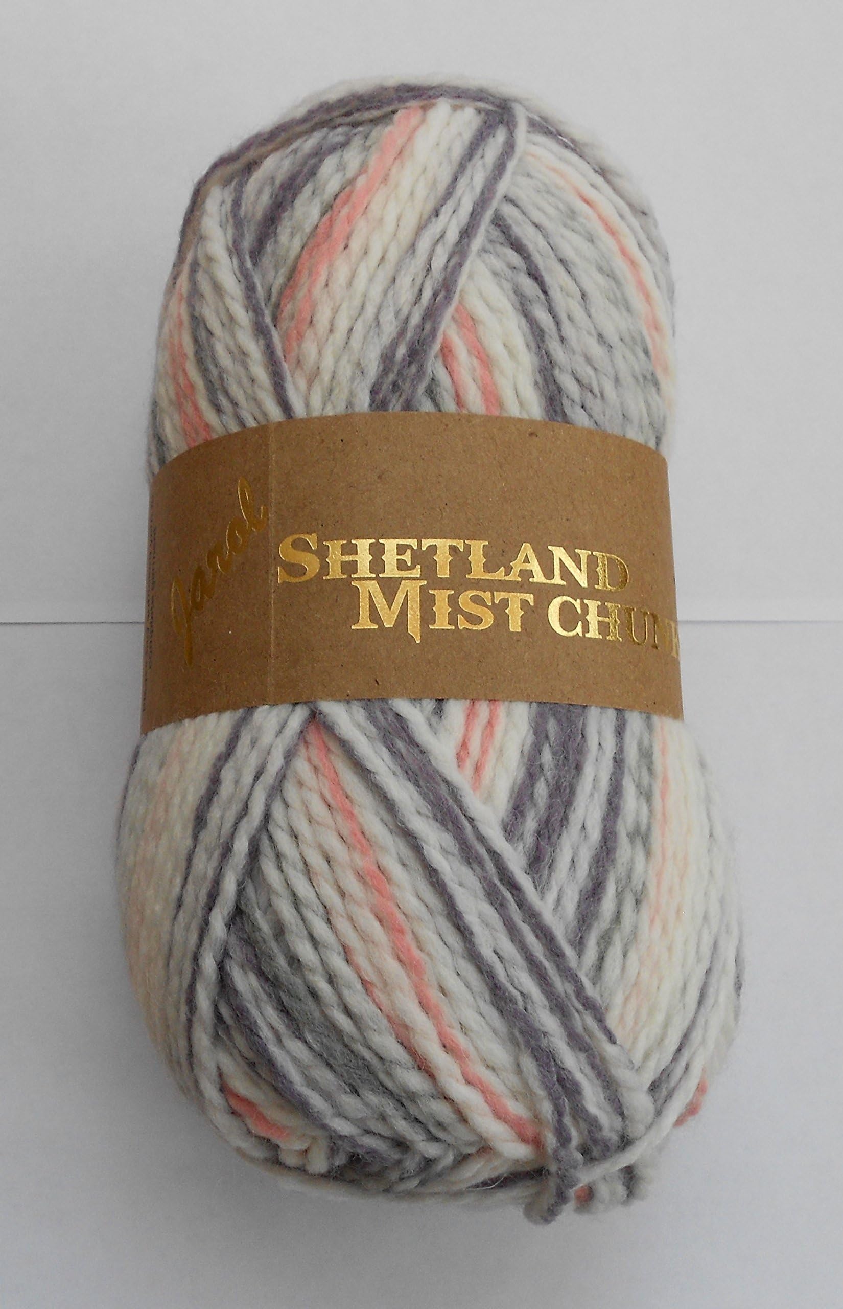 Jarol Shetland Mist Chunky Random with 20% wool (Peach Thislte 02)