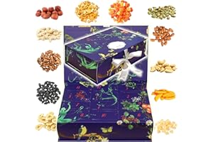 ANNA AND SARAH 12-Day Advent Calendar with Dried Fruit & Nuts, Healthy Holiday Snack Gift Box, Gourmet Nut & Fruit Sampler, Christmas Countdown Treat for Adults, Kids & Families