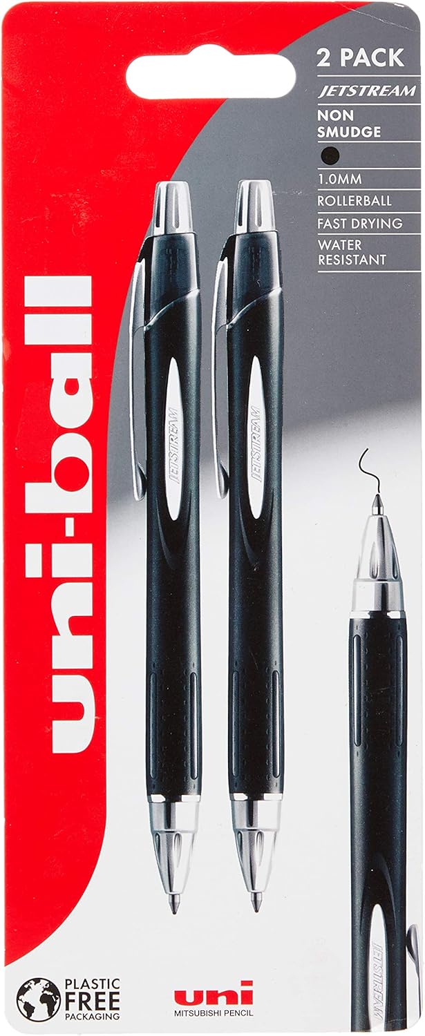 uni-ball Jetstream, RT SXN-210, Black, Plastic Free Packaging, Pack of 2, 1 count (Pack of 2) - Image 4