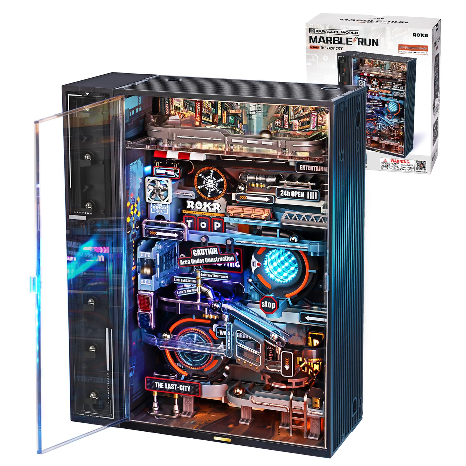 Photo 1 of ROKR Marble Run Model Building Kit, 3D Puzzles for Adults, DIY Miniature Kit, Ideal Gift for Men and Women