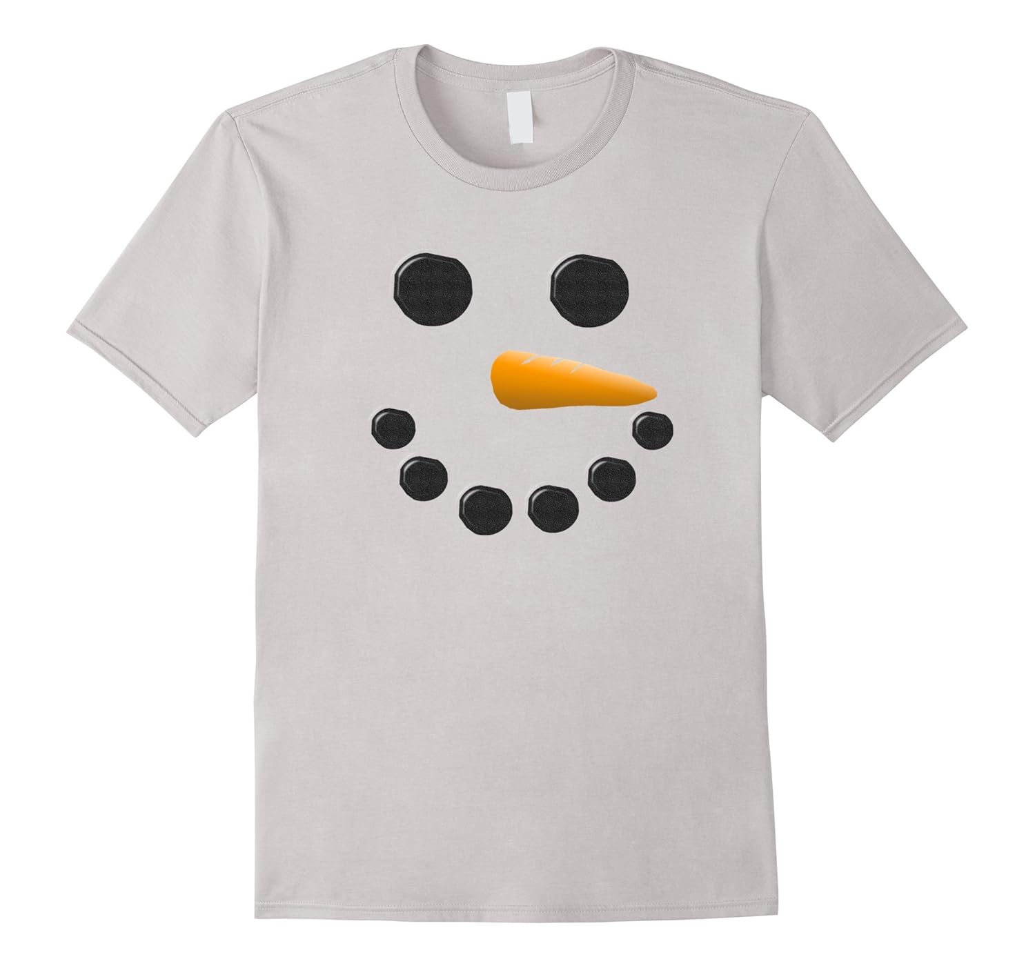 Frosty's Little Helper Snowman Face Christmas T-Shirt-ANZ