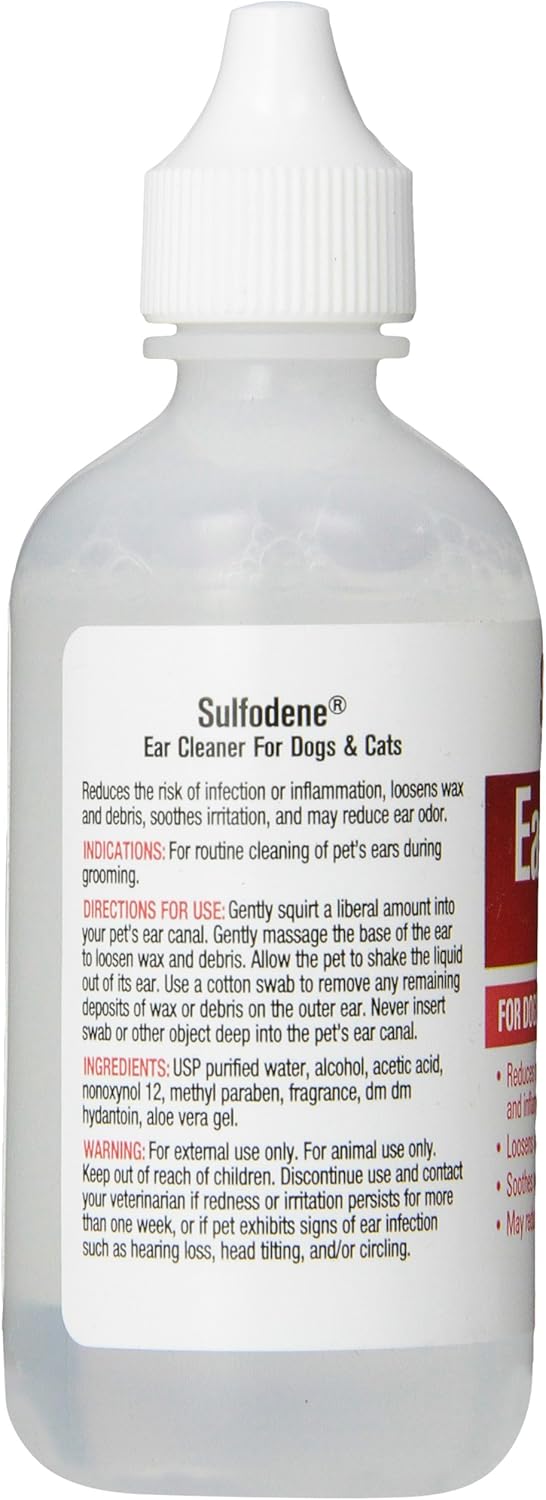 sulfodene ear cleaner antiseptic for dogs