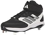 adidas Men's Icon 8 Mid Sneaker, Core Black/Silver