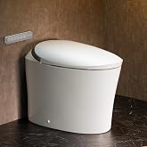 CANEST Elongated Smart Toilet with Bidet Built In, 1000g MAP Flush,TC-500SE | 1000g MAP Flush, Built-In Tank, ADA Height, Auto Temp Control, Elongated Bowl, Warm Wate/Air, Soft Close, Blackout Flush