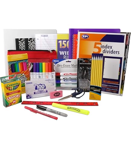 Complete Back To School Supplies Bundle For 4th-7th Graders - 24 Essential Items They Actually Need