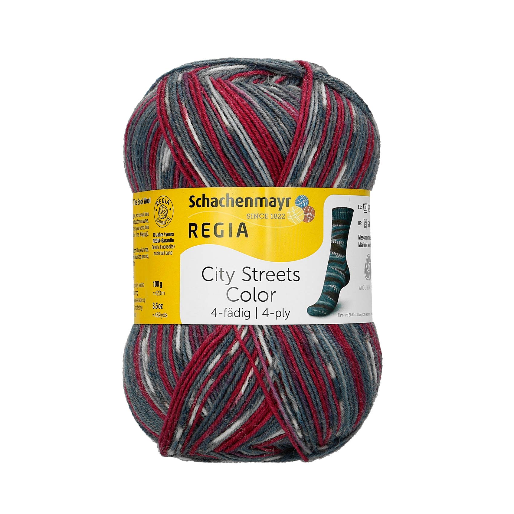 Regia Schachenmayr 4-Thread Color, 100G riverdale Handknitting Yarns