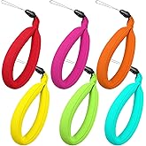 Weewooday 6 Pcs Waterproof Camera Float Strap, Universal Floating Wristband | Waterproof Floatie, Phone Case Underwater Camera Sunglasses, Prevents Sinking, Bright Colors, Secure Adjustable Buckle