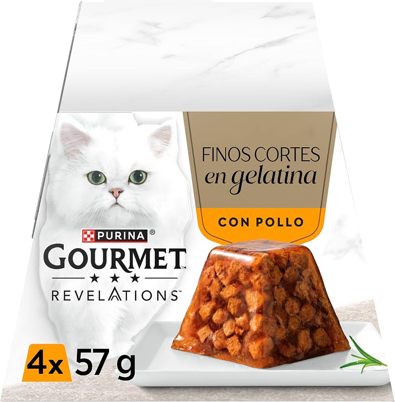 Revelations Cibo Umido per Gatti in Mousse, con Pollo e Manzo, 48 Confezioni da 57g