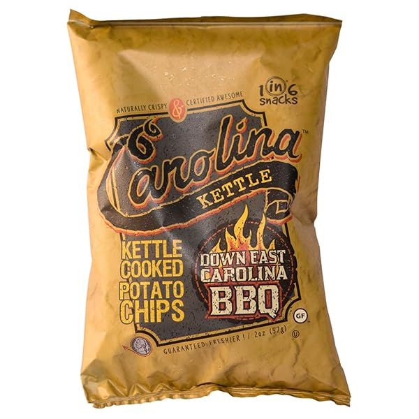 CAROLINA KETTLE KETTLE COOKED POTATO CHIPS, DOWN EAST...