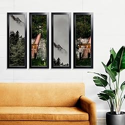 LaVie Home 4x12 Picture Frame Black, Panoramic