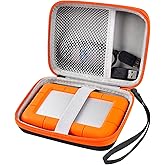 Case Compatible with LaCie Rugged Mini 1TB/ 2TB/ 4TB/ 5TB External Hard Drive Portable HDD, Storage Holder for Hard Drives fo