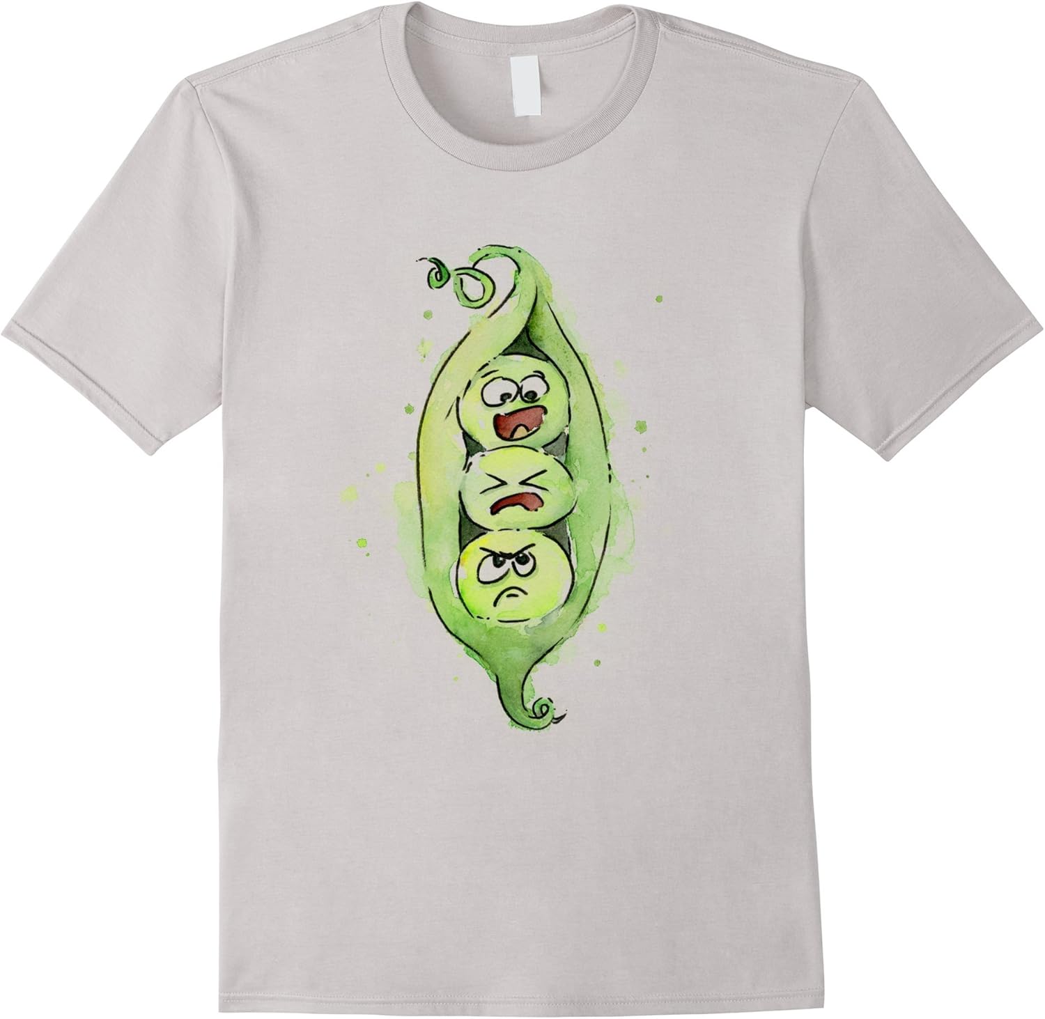 Three Peas in a Pod Funny Tshirt Clothing