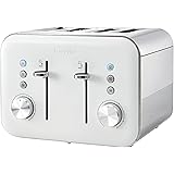 Breville VTT687 4 Slice High Gloss Toaster, White