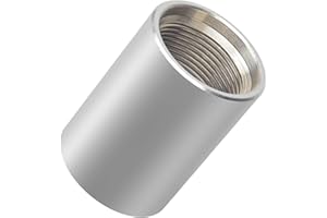 ZHIXING Galvanized Drive Coupling 1-1/4 Drive Coupling Compatible With Mfg Drco-up125 1-1/4 Drive Coupling, for Connecting Two Male Threaded Pipes