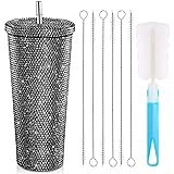 Studded Bling Diamond Tumbler Glitter Water Bottle