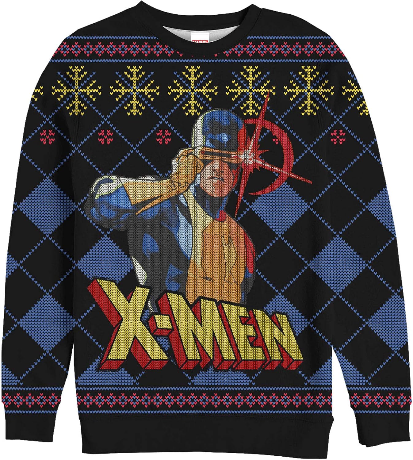 Women's Marvel Ugly Christmas XMen Cyclops AllOver