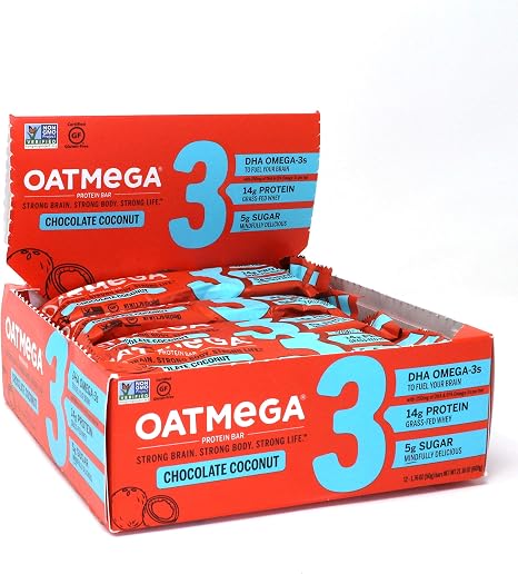 Boundless Nutrition Chocolate Coconut Crisp Oatmega Bar-12 Per Box (890704002659)