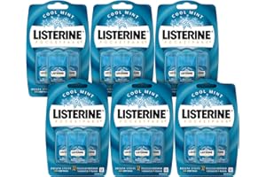 Listerine PocketPaks Cool Mint Breath Strips, Portable Pocket-Sized Oral Care Mouth Freshener, Dissolving Strips Kills Bad Br