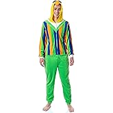 MJC International Sesame Street Adult Bert Character Union Suit Costume Pajama For Men Women (Small)