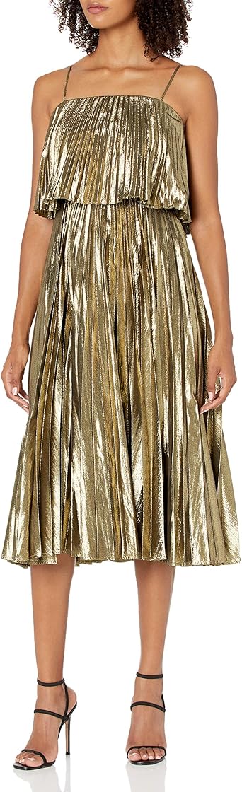 gold lame dress amazon