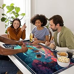 Playmat with Zones for MTG Magic The Gathering, 24