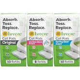 Tidy Cats Breeze Cat Pads Refill , 1 Original Refills, 1 Garden Grove, 1 Spring Clean (Variety Pack)