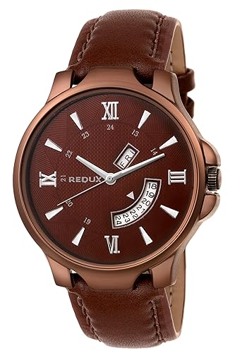 Redux Analogue Brown Dial Mens Watch - RWS0193S