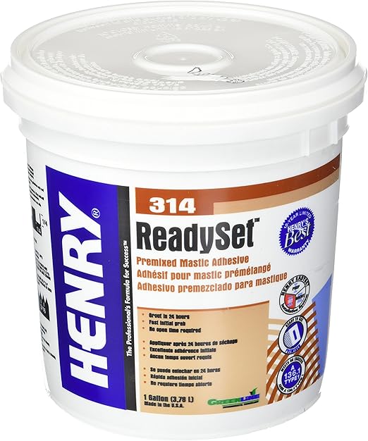 Amazon Com Henry Ww Company 12256 12256 Gal 314 Cera Adhesive 1 Gal Off White Home Improvement
