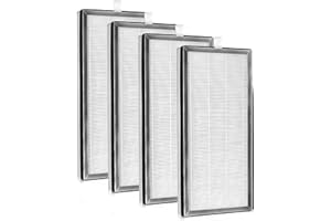 LINNIW 40 Replacement Filter HEPA 40 Filter - Compatible with 40 3-in-1 Filters Contains High-Efficiency Activated Carbon, 4 Pack