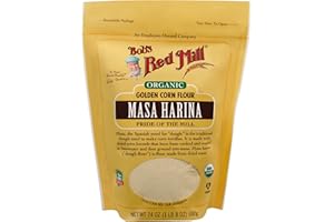 Bob's Red Mill Organic Masa Harina Flour, 24oz (Pack of 1) - Non GMO, Vegan, Kosher