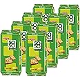 Britannia Crackers 50 50 Sweet and Salty Biscuit 13.12oz (372g) - Delicious, Light & Crispy Grocery Cookies - Best Treat for Friends & Family (Pack of 8)