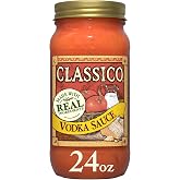 Classico Pasta Sauce, Vodka Sauce, 24 oz Jar | Authentic &amp; Delicious Pasta Sauce, Just Simmer &amp; Serve, Ready-to-Use for Spaghetti, Lasagna &amp; Chicken Parmesan