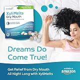 XyliMelts Dry Mouth Relief Discs Mild Mint 40 Count - Xylitol Adhering Tablets view 5