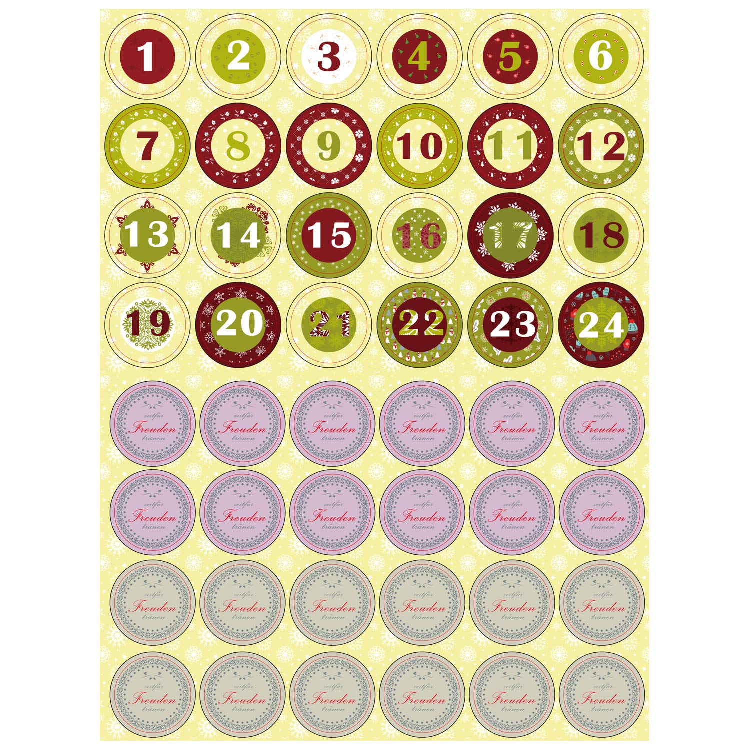 Adventskalender zum Befüllen-24 adventskalender tüten+Adventskalender Zahlen+24 Mini Holzklammern als geschenktüten-Weihnachten zum Basteln und Befüllen