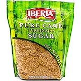 Iberia Turbinado Raw Sugar, 2 Pound, 100% Natural Raw Cane Sugar in a Resealable Bag