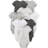 Carter's unisex-baby 8-pack Short Sleeve Bodysuits