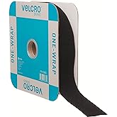 VELCRO Brand ONE-WRAP Double Sided Roll | 45 Ft | Cut to Length Straps Heavy Duty Extra Wide 1.5in | Bundling Ties Fasten to