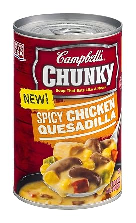 Campbell's chunky soup spicy chicken quesadilla (051000203991)