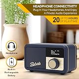 Roberts Revival PETITE2 FM DAB DAB+ Digital Radio with Bluetooth Midnight Blue view 8
