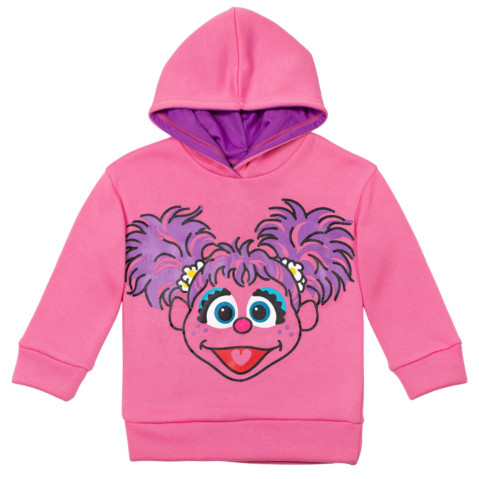 Sesame Street Abby Cadabby Elmo Big Bird Cookie Monster Oscar The Grouch Pullover Hoodie Infant to Little Kid