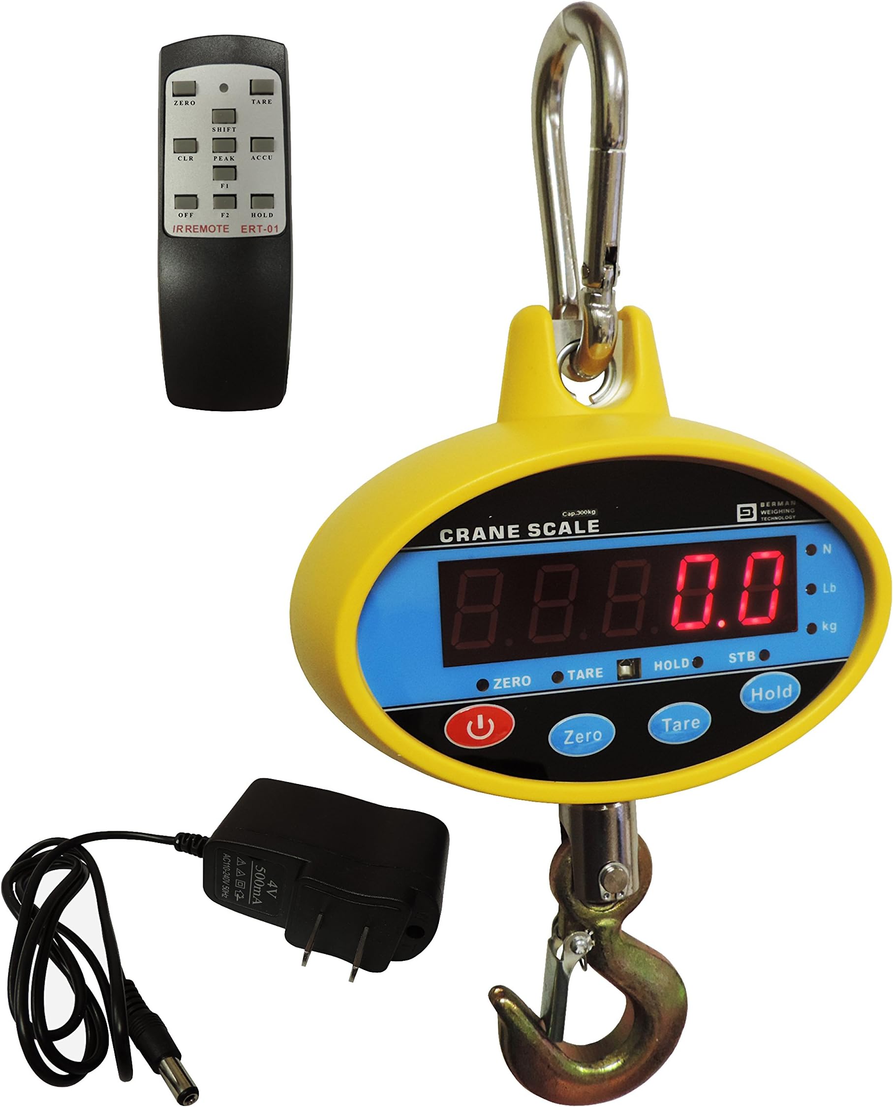 Hanging Industrial Crane Scale 100 kg / 200 lb with Remote Control