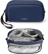 tomtoc Electronic Organiser Travel Pouch Water Resistant Dual Compartment Tech