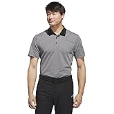 Adidas Mens Performance Heathered Polo Shirt