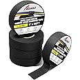 RED WOLF Wire Harness Tape 1 Inch 50 FT High Temp Wiring Loom Harness Self-Adhesive Felt Cloth Electrical Tape for Automotive
