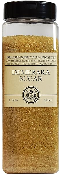 INDIA TREE DEMERARA SUGAR, 1.75 LB | VEGAN,...