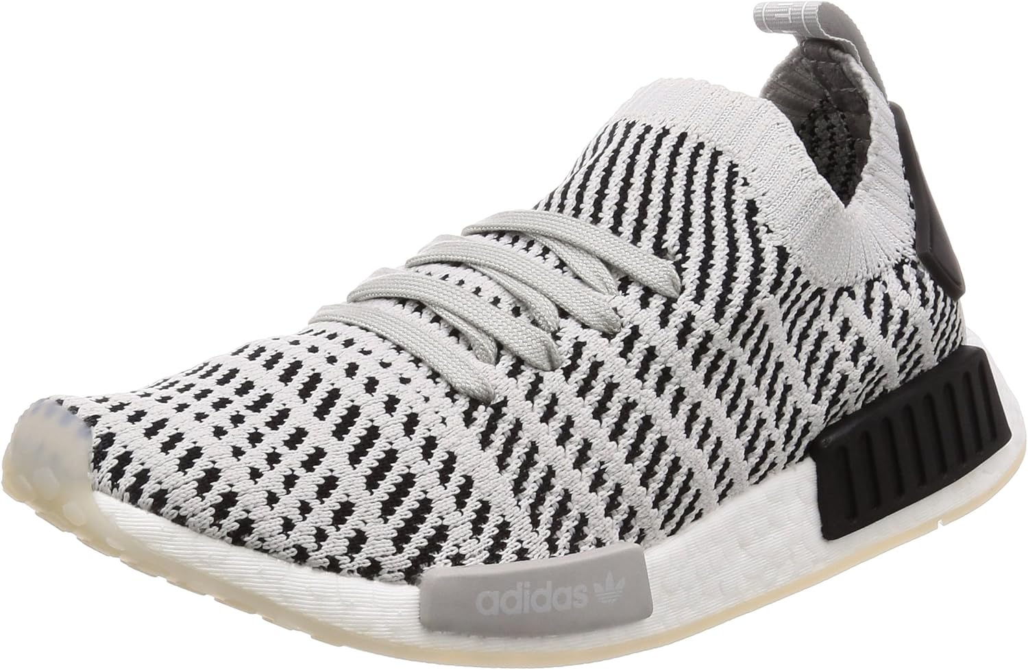 Amazon.com | adidas Men's NMD_r1 Stlt Primeknit Low-Top Sneakers, Grey Gridos Griuno Negbas 000 